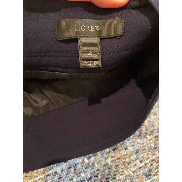 J Crew Womens Tweed Mini Skirt Size 4 Frayed Punk Coquette Preppy Feminine Soft - Picture 4 of 13